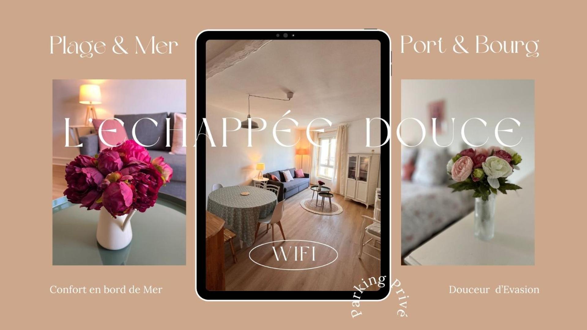 L'Echappee Douce - Mer & Port A Pied クルル・シュル・メール エクステリア 写真